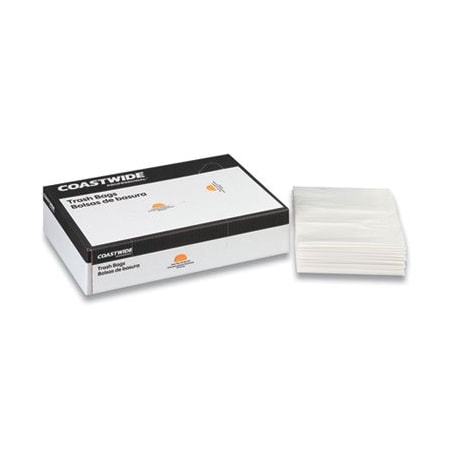 Coastwide Professional LINEAR LOW-DENSITY CAN LINERS, 16 GAL, 0.35 MIL, 24in X 32in, CLEAR, 1000PK 888954